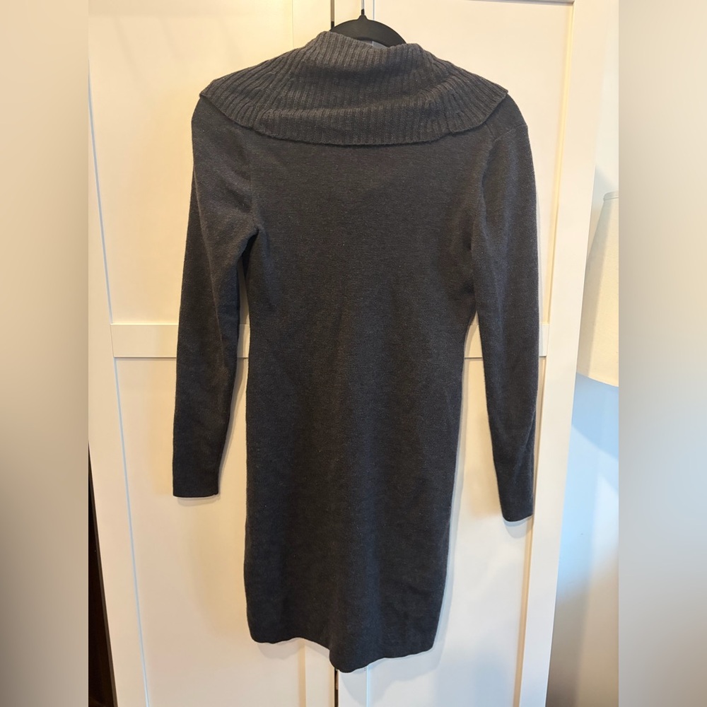 Ann Taylor Charcoal Knit Dress
